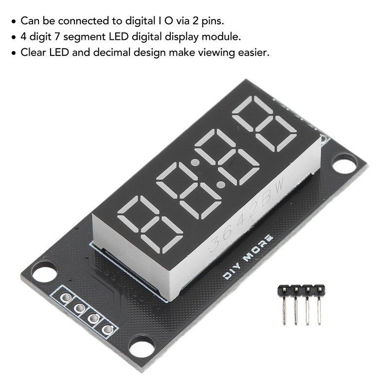 4 Sets Digital Tube Display Module LED 4 Digit 7