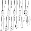 304 Stainless Steel Kitchen Utensils Set, 11 PCS Metal Cooking
