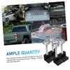 FELTECHELECTR 4 Pcs Aluminum Alloy Truck Tool Box Clamps J