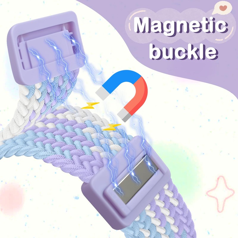 3 pcs Quickfit-20mm Watch-Bands Compatible with Cosmo JrTrack 5/4/3/2 SE/2/JrTrack/Gabb