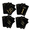 STOBAZA 3sets Wear Resistant Table Numbers Cards for Weddings Banquets