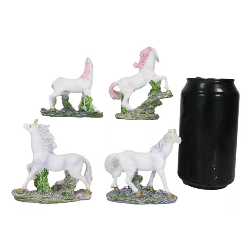 Beautiful Rare Mythical Legendary Unicorn Miniature Figurine Collectible Set