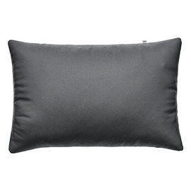 Wolkenfeld Satin Cushion Cover 70 x 90 cm. Cotton Incredibly Soft Cushion Cover with Concealed Zip - Anthracite Grey