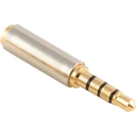 BWESOO Gold 3.5mm Male to 2.5mm Female Stereo Audio Headphone Jack Adapter Converter Adapters Headphones, Earbuds and Accessories