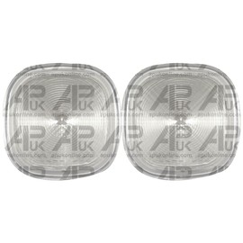 APUK 2x Rear Clear Reverse Tail Lens Replacement for Britax Triple Lamp Combination Light Replacement for JCB