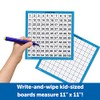 Learning Resources Laminated Hundred Boards - 10 Pieces Dry-Erase Counting
