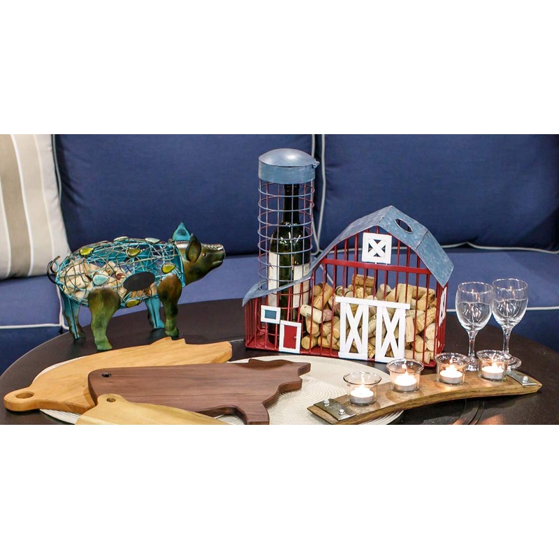 Farm House Barn Design Cork Caddy Wine Cork holder Displays