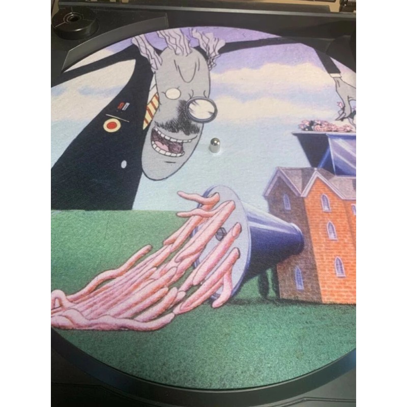 Plastic Waffles Pink Floyd Brick The Wall Slipmat Turntable 12"