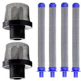 4 pcs 288749 Airless Spray Gun Filter and 2 pcs 288716 3/4-Inch Inlet Strainer Strainer Kit fits Airless Paint Sprayers Gun