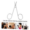 Mikinona 6pcs Stainless Steel Eyebrow Scissors Set for Women Durable