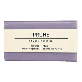 SAVON DU MIDI Soap with Karité Butter, Plum, 100 g (Pack of 5)