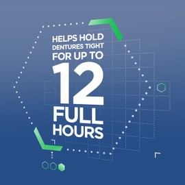 Super Poligrip Extra Strength Denture Adhesive Powder, Denture Powder for Dentures - 1.6 Ounces (Pack of 6)