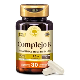 Complejo B®- 30 Cápsulas De 500mg - Naturelab® Sabor Sin sabor