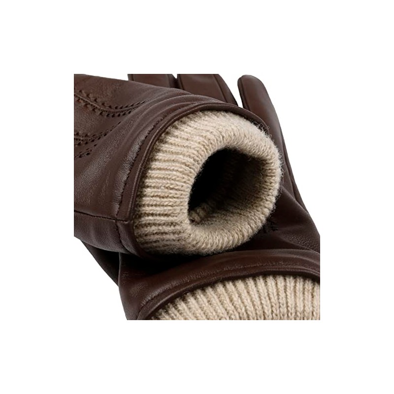 Stetson Conductive Sheepskin Leather Gloves Finger Gloves Men with Lining