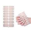 WUSJCOF 1 Set Selbstklebend Nagelfolie Glitter Gel Nail Nagelsticker Uv