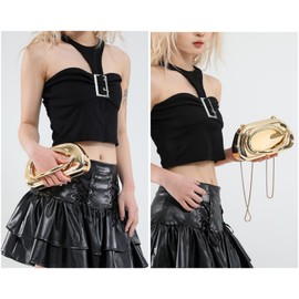 Clutch Purse Women Evening Bag Unique Trendy Purse 2025 Vegan Leather Handbag Acrylic Clutch Box with Chain