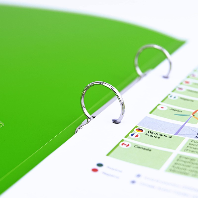 Rapesco 1659 Germ-Savvy Antibakteriell, A4 25 mm 2-Ring PP Ringordner,