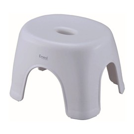 Asbel Emeal Bath Chair, 9.4 inches (24 cm), Bath Supplies, Ag Antibacterial, Gray