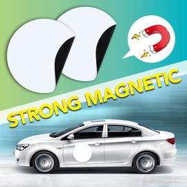 TEXTURE OF DREAMS - Blank Car Magnetic Signs | Customized Automotive Magnets Advertise for Car Doors by Yourself, Decorative Sheets for Vehicles - Round 15-2 PCS