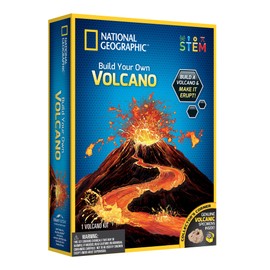 National Geographic Bandai JM80569M Build Your own Volcano Educational Science Kits, Multicoloured, BAU und Ausbruch eines Vulkans 1