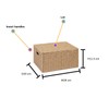 ARPAN STORAGE BASKET BOX WITH LID MEDIUM