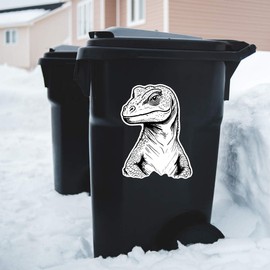 Extra Large 460mm 'Komodo Dragon' Permanent Sticker Decal for Cars/Windows/Bins/Walls (DW00118663)