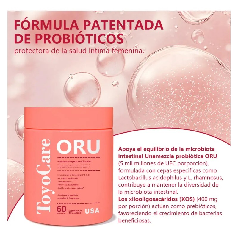 Toyocare Probiótico Equilibrio Íntimo Flora Saludable Sabor