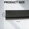 uxcell 2 Pcs Door Bottom Sweep, 39 x 1 inch