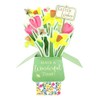 Clever Cube Easter Wishes Buzzing Blooms Pop Up Easter Greeting