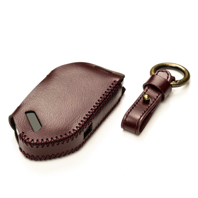 Vitodeco Luxury Premium Genuine Leather Smart Key Fob Case Cover
