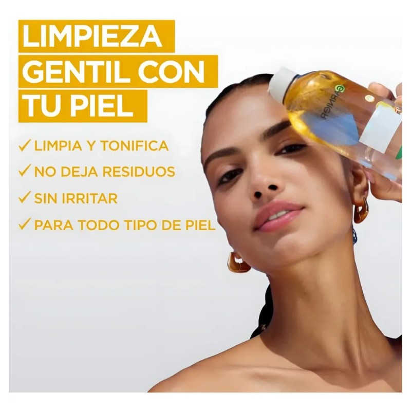 Kit Rutina Garnier Noche Antimanchas Serum Micelar Ojos 3pz