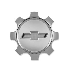 General Motors 2020-2024 Silverado HD Center Cap 84465269 Qty 1 Chrome w/ Chrome Bowtie Logo OE