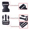 GYGYL 4 Pack 3/4" Wide Plastic Side Release Buckle Clip