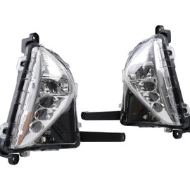 snobli Turn Signal led fog Lamp Fog light Front driving Replacement for TOYOTA Prius 2016 2017 2018 81210-47030,81220-47030 (PRS16FGRH&LH)