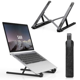 Bix Saiji X2 Taşıma Çantalı Alüminyum Notebook Laptop Standı Siyah