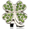 Golf Marker with Magnet (Good Luck, Quatrefoil Design, Stylish) For