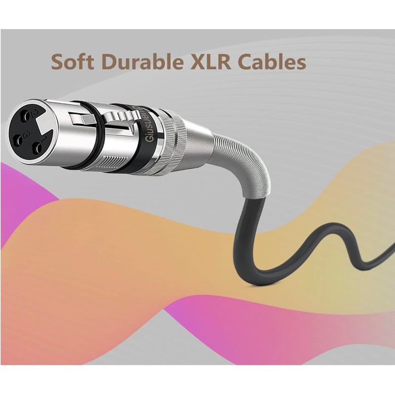 XLR Microphone Cable for Speaker or PA System, All Copper