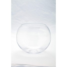 CC Home Furnishings 12" Clear Glass Bubble Bowl Floating Tealight Candle Holder