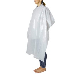 Beautiful That Way Hairdressing Coat in Pe LD Disposable Polyethylene for Hairdressers Pack of 20 110 x 130 cm