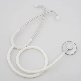 Azuone Navis Stethoscope Nursing Scope Inner Spring Type, Single, White / 0-1670-06