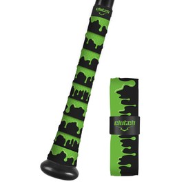 Clutch Sports Apparel Baseball & Softball Bat Grip Tape, 1.1mm, All-Weather Performance for Multi-Sport Handles, Adjustable & Non-Slip, Green Slime