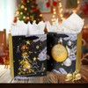 Gfractolux Christmas Gift Bags for Presents, 4 Pack Multipack Medium