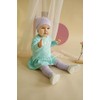 Pinokio Baby Girl Bonnet with Ears Beanie Hat, Purple Lilian