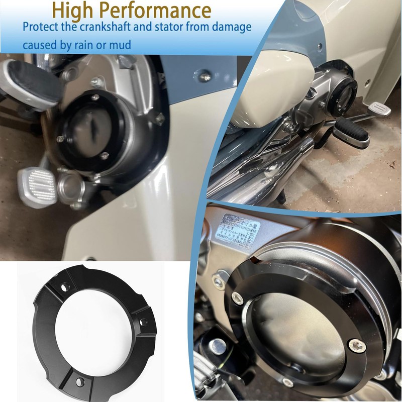 SHINKXMT Motorcycle Engine Cover Left Crank Case Cover Left Engine