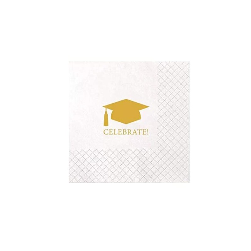 100 Pack of Graduation Party Napkins for Graduation Party