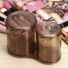 Hipiwe Acrylic Makeup Cotton Pad Q-Tips Holder with Cover -