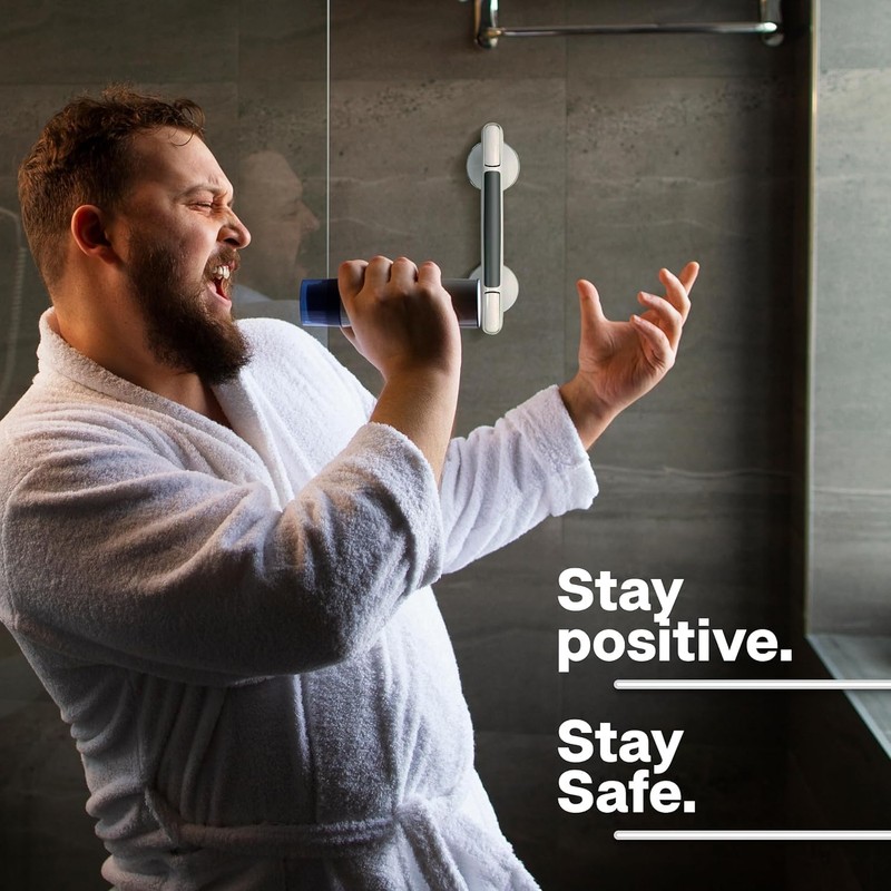 Grab Rail with Suction Cup, Pack of 2 Shower without