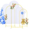 FOTSHARER Wedding Arch Backdrop Stand and White Spandex Arch Cover