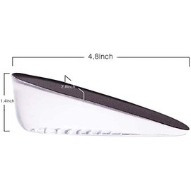 Heel Lift Inserts - 1.4 Inches Height Increase Insoles, Achilles Tendon Cushion Shoe Insole For Men