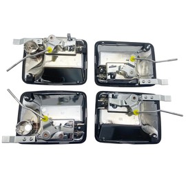 Cheriezing Chrome Exterior Door Handle Compatible with 1999-2016 Ford F250 F350 F450 550 Super Duty Truck, 2000-2006 Excursion | Set of 4